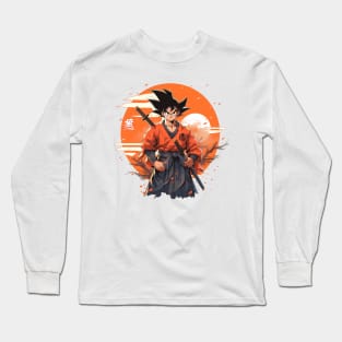 samurai goku Long Sleeve T-Shirt